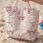Tecido Nylon Impermiável Ratinhos – Rosa - imagem 3