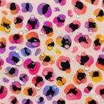 Tecido Nylon Impremeável Leopardo Multicolor