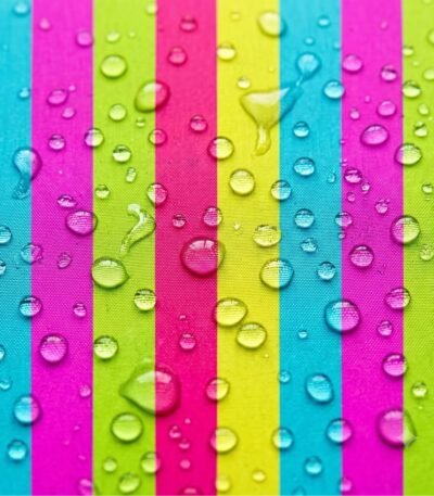 Tecido Nylon Impremeável Riscas 2 cm Multicolor