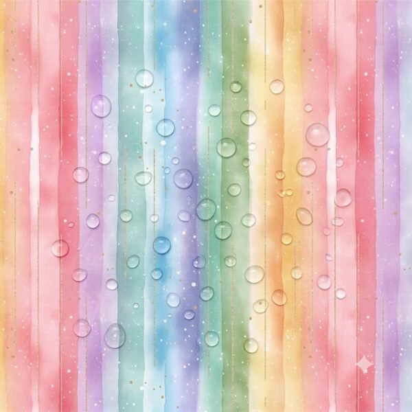 Tecido Nylon Impermeável Riscas Claras 1,50 cm Multicolor