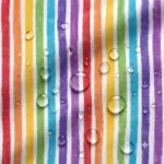 Tecido Nylon Impermeável Riscas 1 cm Multicolor
