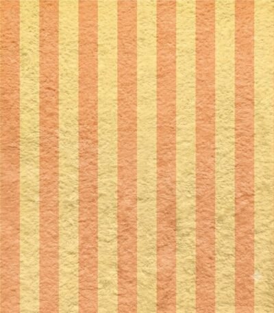 Turco p/ Toalhas Riscas 2 cm Amarelo Claro e Laranja Claro