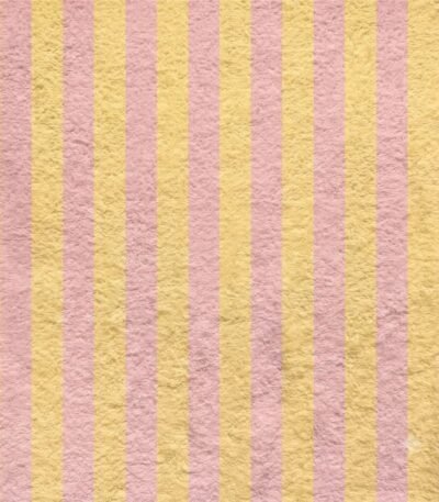Turco p/ Toalhas Riscas 2 cm Amarelo Claro e Rosa Claro