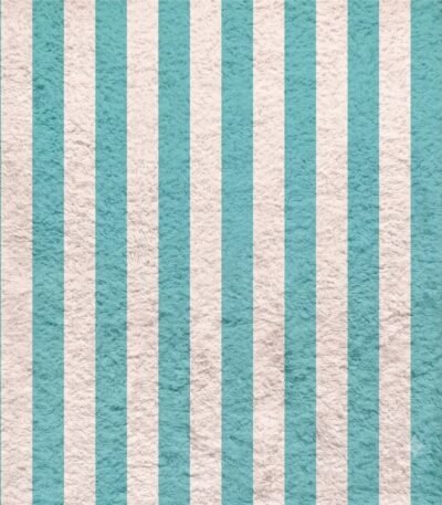 Turco p/ Toalhas Riscas 2 cm Turco Toalhas Riscas 2 cm Azul Turqueza e Cru