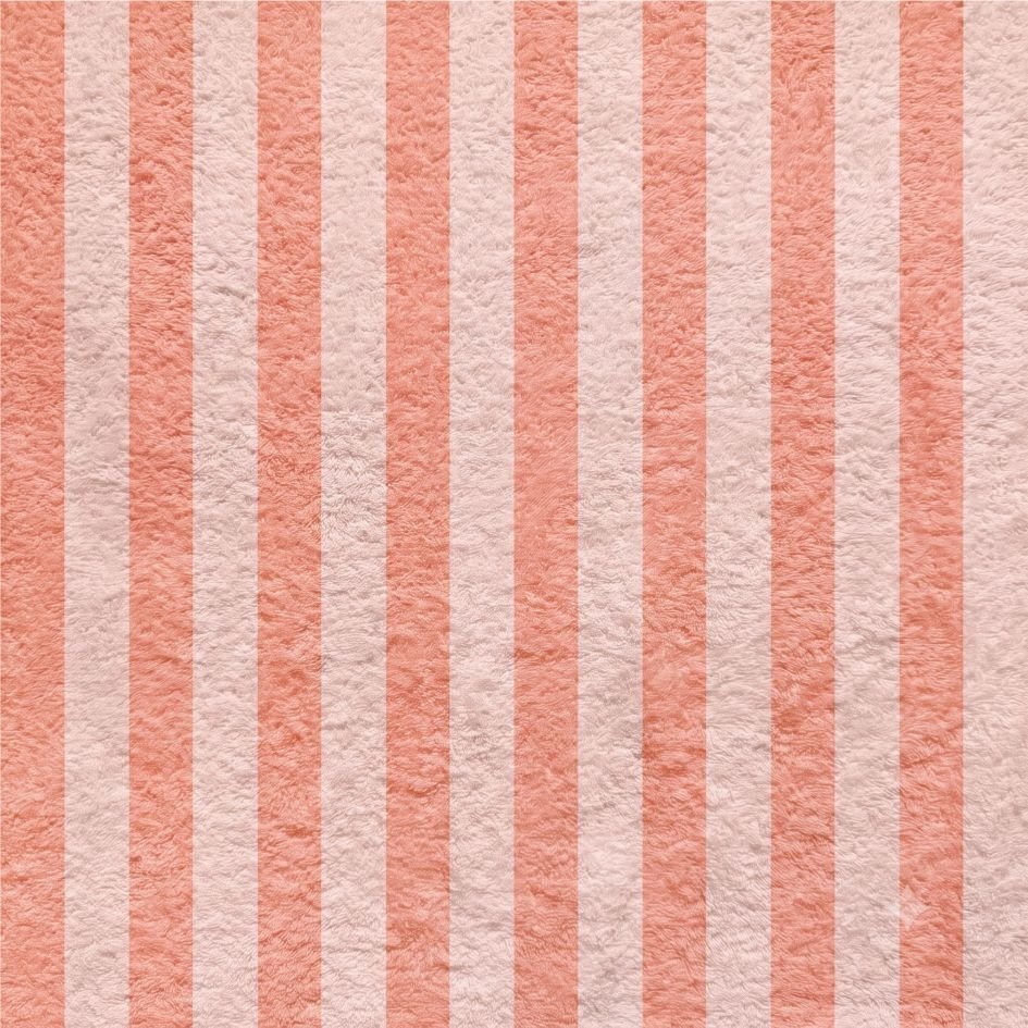 Turco p/ Toalhas Riscas 2 cm Turco Toalhas Riscas 2 cm Salmão e Rosa