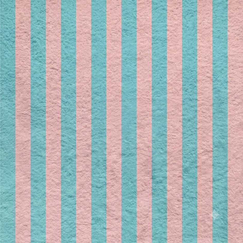 Turco p/ Toalhas Riscas 2 cm Turco Toalhas Riscas 2 cm Turquesa e Rosa Claro
