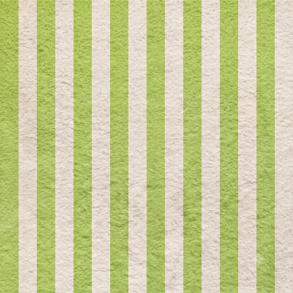 Turco p/ Toalhas Riscas 2 cm Turco Toalhas Riscas 2 cm Verde Alface e Cru