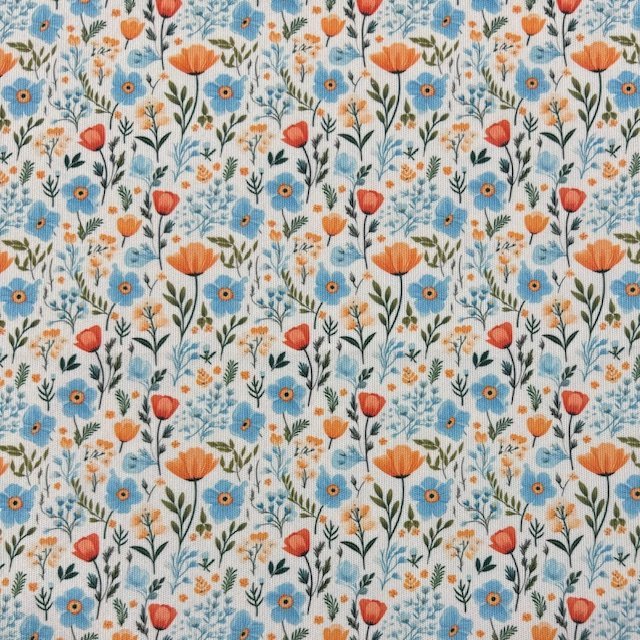 Bombazine-Flowers-Cru.jpg Bombazine Flowers – Cru