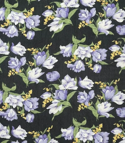 Chiffon Roses – Preto Lilás