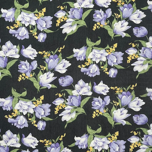 Chiffon Roses – Preto Lilás