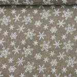 Juta Estampada Glitter Snow