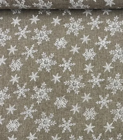 Juta Estampada Glitter Snow