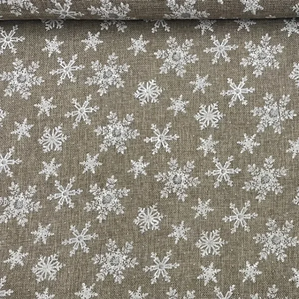 Juta Estampada Glitter Snow