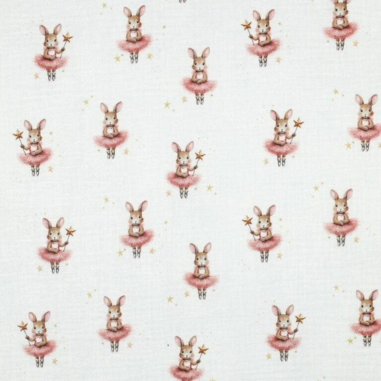 Musselina Fada Coelhinha – Branco