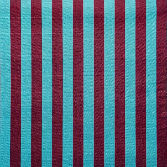 Tecido Nylon Riscas Azul Claro com Bordeaux d Violet Fabrics