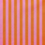 Tecido Nylon Impermeável Riscas 2cm Rosa Claro e Laranja - Image 2