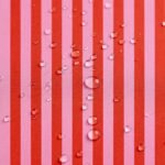 Tecido Nylon Impermeável Riscas 2cm Rosa e Vermelho