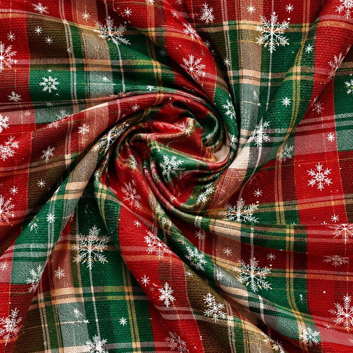 Policanvas Tartan Flocos de Neve