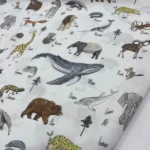 Popeline Animals – Branco - imagem 3