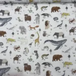 Popeline Animals – Branco