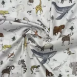 Popeline Animals – Branco - imagem 2