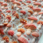 Popeline Digital 3D – Mushrooms - imagem 3