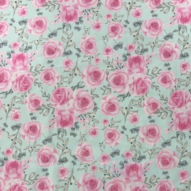 Popeline Rose Butterfly by Ana Lobo – Rosa