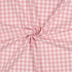 Popeline Fio Tinto Xadrez – Rosa Velho
