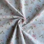 Popeline Flowers Butterfly by Ana Lobo – Rosa - imagem 2