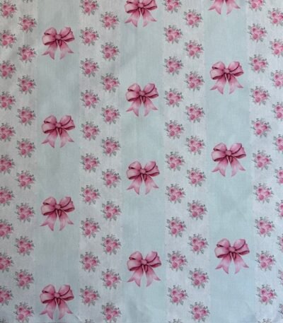 Popeline Rose Butterfly by Ana Lobo – Rosa