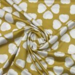 Seda Crepe Trevo – Mostarda - imagem 2