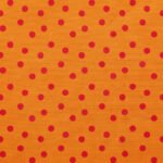 Tecido Nylon Impermeável Bolas 1 cm Laranja e Vermelho Escuro - Image 2