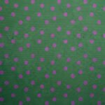 Tecido Nylon Impermeável Bolas 1 cm Verde e Violeta - Image 2