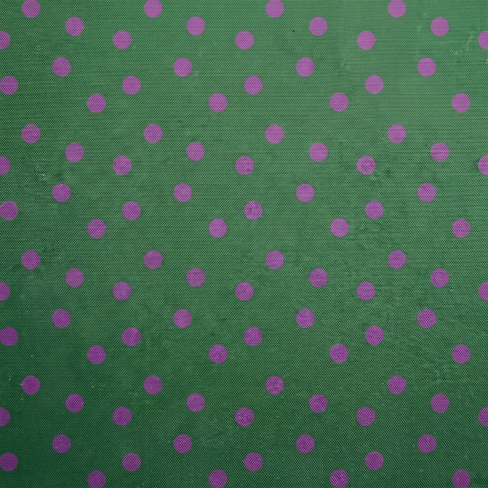 Tecido Tecido Nylon Impermeavel Bolas 1 cm Verde com Violeta d1 Violet Fabrics