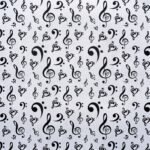 Tecido Nylon Impermeável Música Claves de Sol - imagem 2