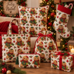 Tecido Policanvas Natal Biscoitos de Natal - Cru - Image 3