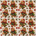 Tecido Policanvas Natal Biscoitos de Natal - Cru