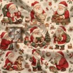 Tecido Policanvas Natal Pais Natais - Cru - Image 2