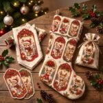 Tecido Policanvas Natal Renas - Cru - Image 3