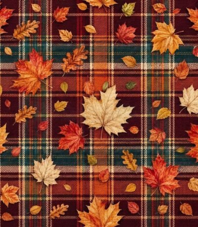 Tecido Decoração Policanvas Natal Xadrez Tartan
