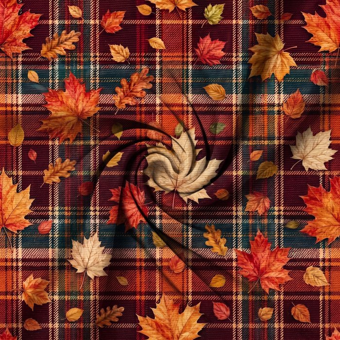 Tecido Tecido Policanvas Natal Xadrez Tartan2 Violet Fabrics