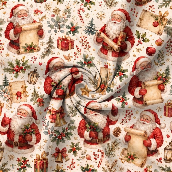 Tecido Tecido Policanvas Pai Natal v2 Violet Fabrics