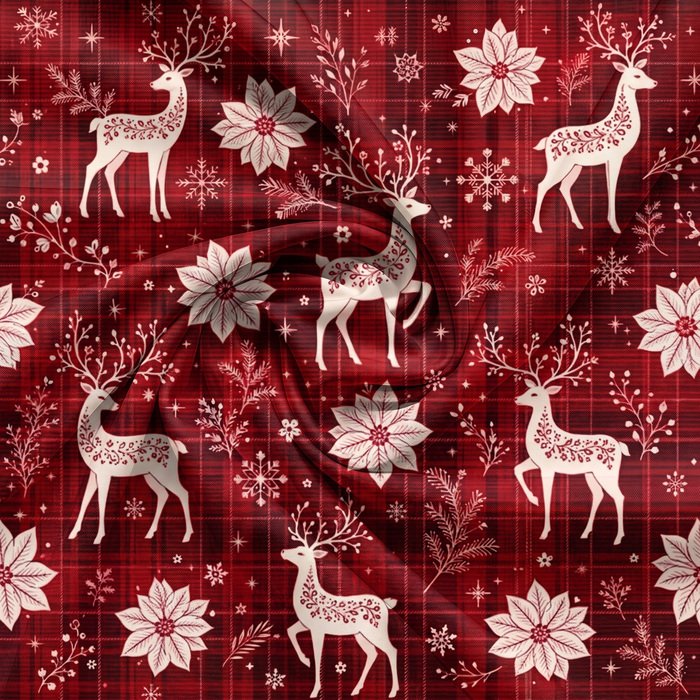 Tecido Tecido Policanvas Xadres Tartan Renas s2 Violet Fabrics