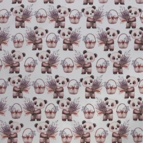 Tecido Popeline Panda