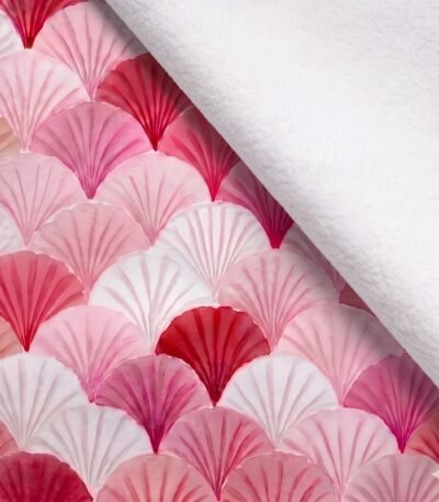 Softshell Impermeável e Respirável Ondas – Rosa