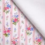 Softshell Impermeável e Respirável Ricas e Flores - Branco e Rosa