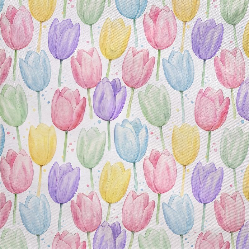 Tecido Tecido Softshell Tulipas v Violet Fabrics