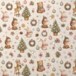 Tecido Nylon Impermeável Bosque no Natal