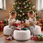 Tecido Nylon Impermeável Ratinhas e Bolas de Natal - Image 3