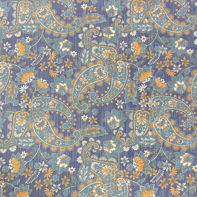 Chiffon c/ Risca Gold – Azul